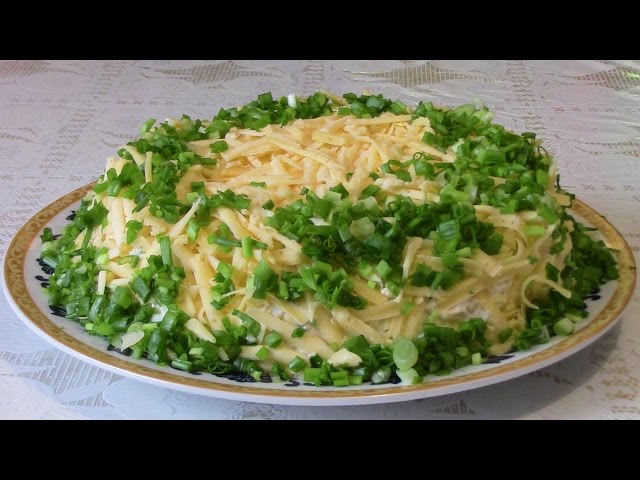 "Грибы под шубой" - сытный и ооочень вкусный салат