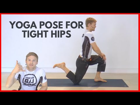 Yoga King Arthur Pose for Tight Hip Flexors