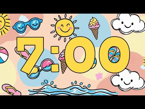 7 Minute Summer Timer with Chilled Music