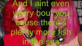 Rihanna - Raining Men ft. Nicki Minaj Lyrics (Clean Version)
