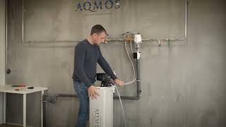 Installation Wasserenthärtungsanlage AQMOS R2D2-Serie