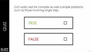 11  Quiz & Exercise Chain of Thought