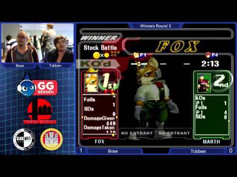 GG Bergen Melee XI - Winners R3 - Bose (Fox) vs Tobben (Marth)