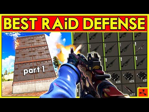 Rust BEST RAiD DEFENSE - Raiding RICH Bases - 1/3 (Rust Modded Raids)