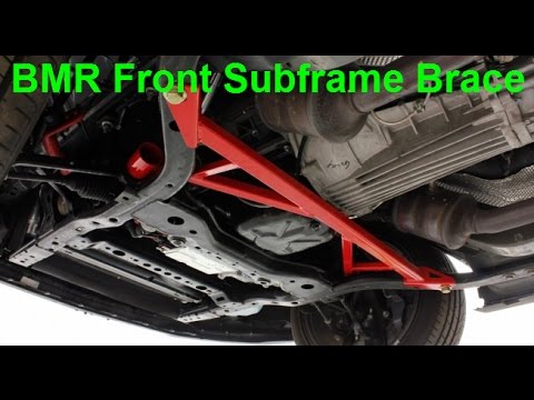 How to Install BMR Front Subframe Brace (CB006) | S550 Mustang Build