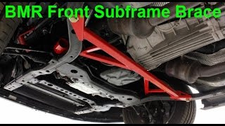 How to Install BMR Front Subframe Brace (CB006) | S550 Mustang Build