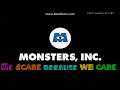 Monsters Inc We Scare Because We Care Title Card