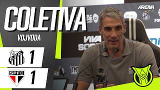 COLETIVA VOJVODA | AO VIVO | Santos x São Paulo - Brasileirão 2026