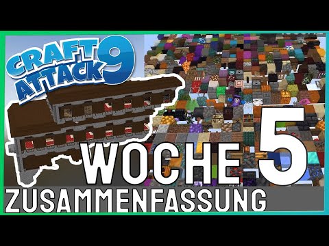 Craft Attack 9 Komplette Woche 5 ZUSAMMENFASSUNG - Jeder Teilnehmer | Urutox