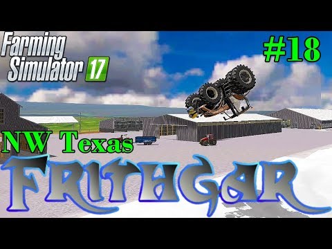 Let's Play Farming Simulator 2017, North West Texas #18: Perfect Tractor Flip!