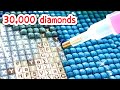 This Took Me 30 Days TIK TOK Art I Paint With 30 000 Diamonds Satisfying