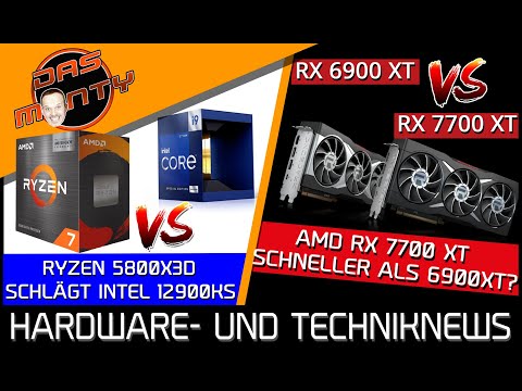 AMD RX7700XT schneller als RX6900XT? | Ryzen 5800X3D schlägt 12900KS | Intel Arc enttäuscht total