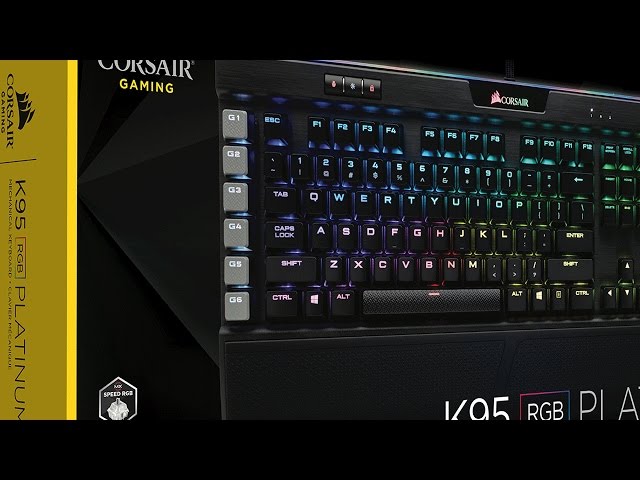 CORSAIR K95 RGB PLATINUM mechanical keyboard - Product Overview