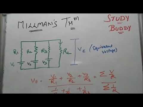 Millman's Theorem and Reciprocity Thm [Hindi] - Electrical Technology Video