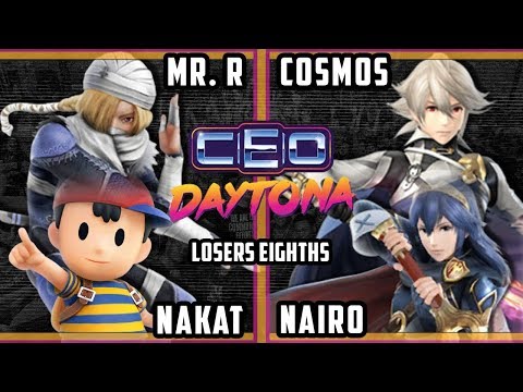 CEO 2018 Smash 4 - NRG | Nairo & Cosmos Vs. NAKAT & BC | Mr. R - Wii U Doubles Losers Eighths
