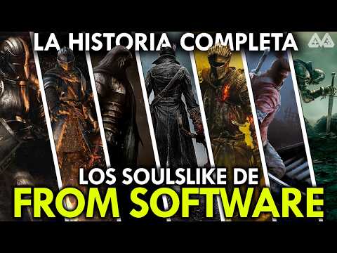 La HISTORIA COMPLETA detrás de TODOS los Soulslike de FROM SOFTWARE