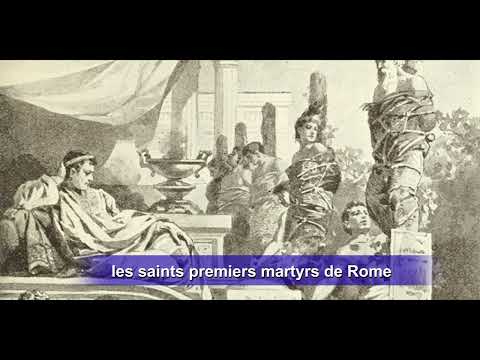 30 Juin - les saints premiers martyrs de Rome