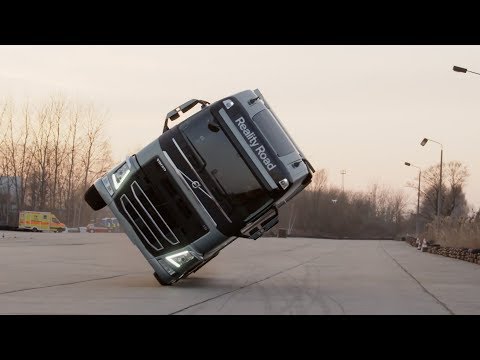 Volvo Trucks - Two wheel stunt