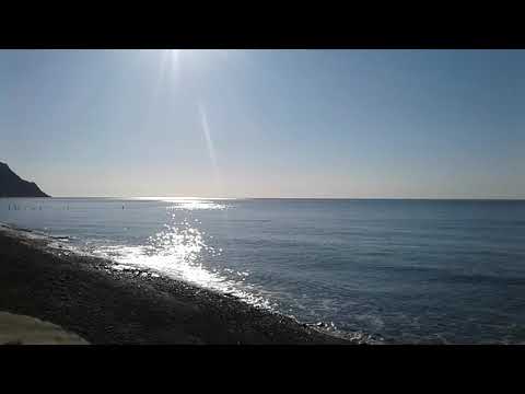 восход солнца над морем в марте, отдых для души