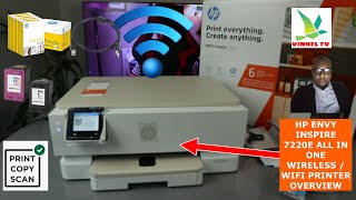 HP ENVY INSPIRE 7220E ALL IN ONE WIRELESS / WIFI PRINTER OVERVIEW