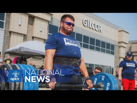 First indigenous person in the country to earn their pro card in a strongman competition