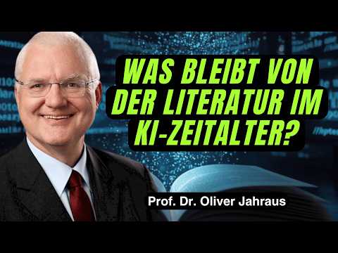 Was bleibt von der Literatur im KI-Zeitalter? Prof. Dr. Oliver Jahraus
