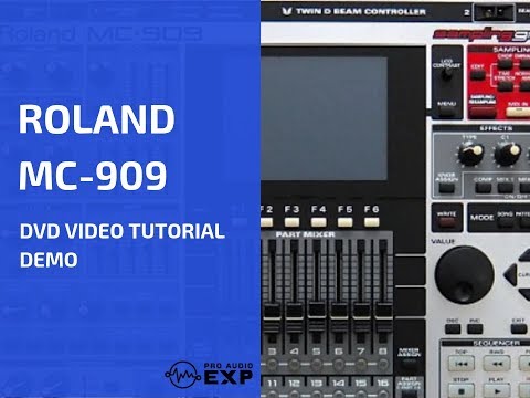 Roland MC-909 DVD Video Tutorial Demo Review Help