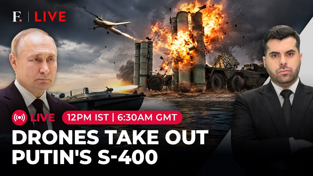 LIVE: Ukraine’s Magura Drones Strike Russia’s S-400 Air Defence in Crimea | Firstpost