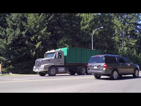 Driving in Parksville BC Canada - Tour of Resort Town on Vancouver Island - Summer 2017