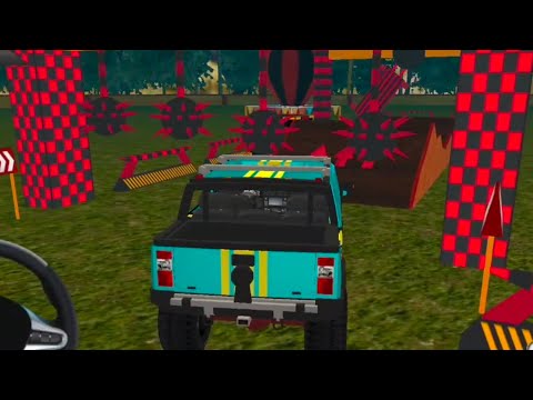 4x4 OFF road Jeep and Ford drive level- 24 #cargames3d #carstunts #jeepstunts