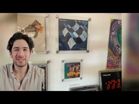 Vinyl Record Wall Mount Display, Acrylic Album Display with Standoffs