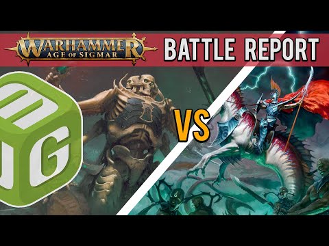 Ossiarch Bonereapers vs Idoneth Deepkin Age of Sigmar 3rd Edition Battle Report Ep 4