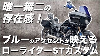 唯一無二の存在感！ブルーのアクセントが映えるローライダーSTカスタム