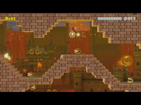 A Mouthful of Flaming Hot Balls by Farticus - Super Mario Maker 2 - No Commentary 1bw