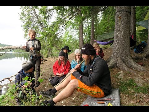 Flokkens sommertur i bymarka - Klæbu speidergruppe