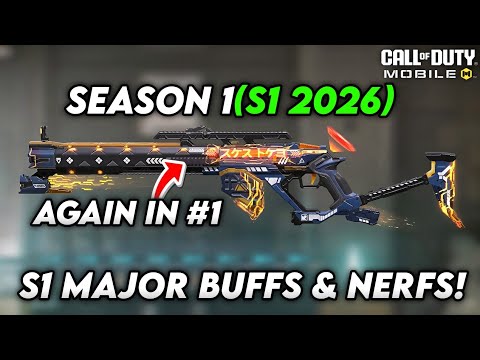 Season 1 Balance Changes – Buffs & Nerfs 2026 #codm 