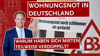 Wohnungsnot in Deutschland: Warum haben sich Mieten teilweise verdoppelt?