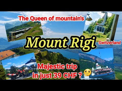 Mt Rigi 🇨🇭 Amazing Views | Day trip in 39CHF | Rigi 🇨🇭 Reise in 39CHF #Rigi #switzerland