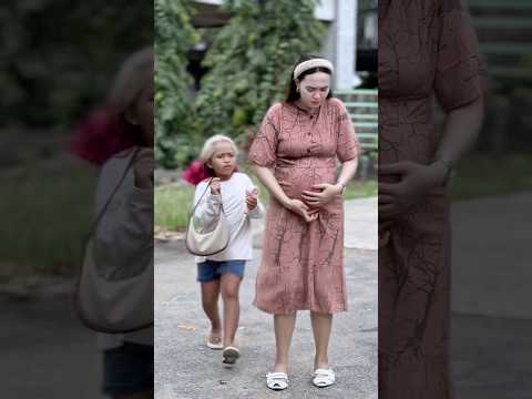 Anak yang cerdik selamatkan ibu hamil dan tangkap penjahat #shortvideo #trending