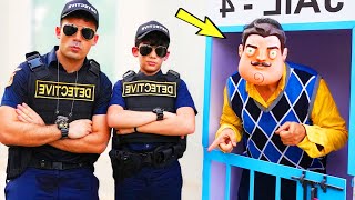 Detectives Jason and Alex with Neighbor Adventure Story