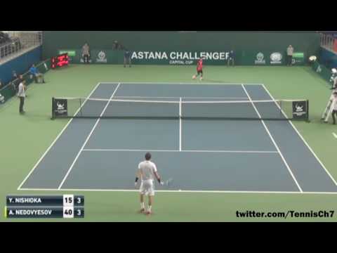 Yoshihito Nishioka vs Aleksandr Nedovesov Highlights ASTANA 2016