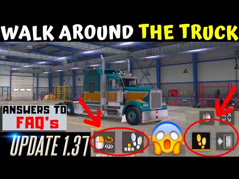 WALKING Feature: 1.37 UPDATE | Teaser Explanation & FAQ | American/Euro Truck Sims | SCS News #22