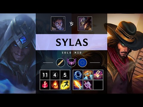 Sylas Mid vs Twisted Fate: Killing spree - EUW Master Patch 14.23
