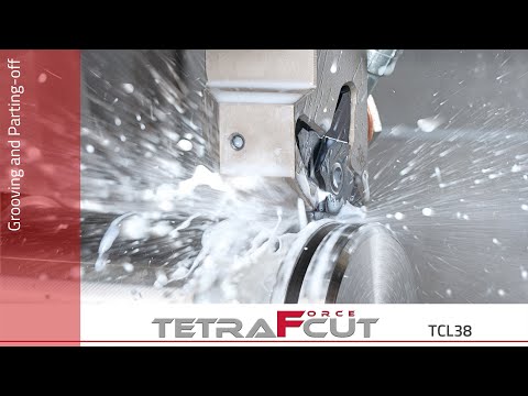TCL38 insert for deep grooving and parting processes / TetraForce-Cut