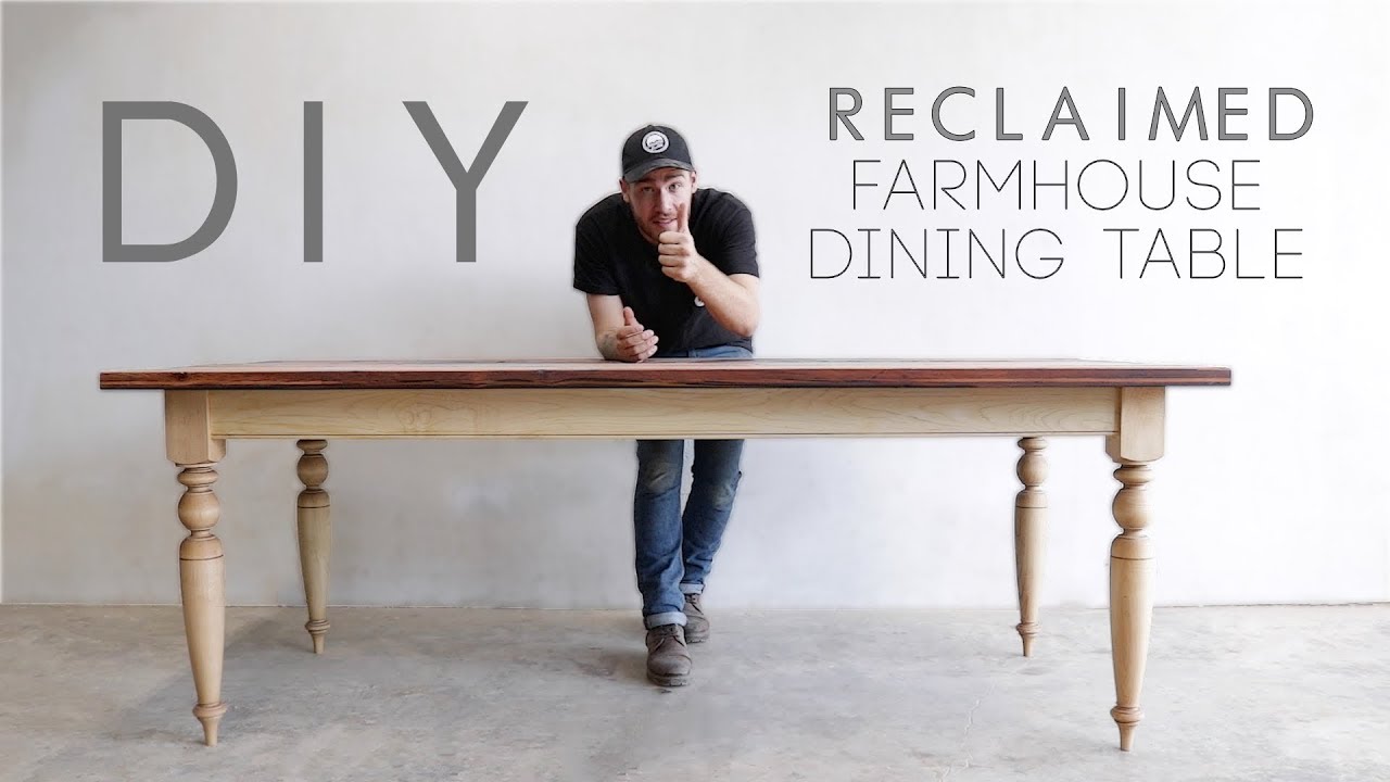 Building a Reclaimed Wood Top Dining Table | Modern Builds | EP. 70