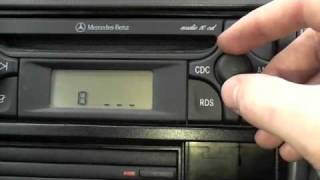 How to unlock your car stereo, Mercedes Audio 10 stereo