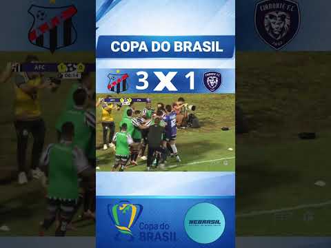Gols da partida entre Anápolis 3x1 Cianorte, garantindo a classificação para 3° fase da CDB. 🎥: FGF