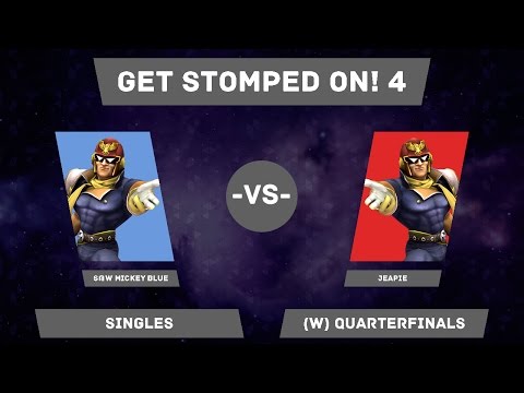 GSO4 PM - S@W | Mickey Blue (Captain Falcon) vs Jeapie (Captain Falcon) | Singles (W) Quarterfinals