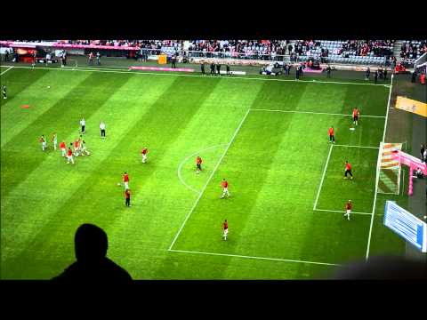 Allianz Arena - FC Bayern - Einschießen - 09.03.2013