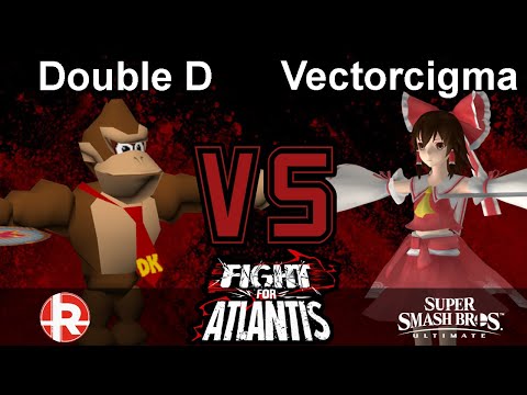 Double D (DK) vs Vectorcigma (Reimu Hakurei) - Fight for Atlantis Smash Ultimate
